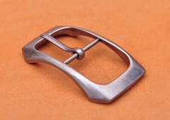Arch Solid Rectangular Antique Silver Center Bar Pin Belt Buckle Fit 32mm Strap
