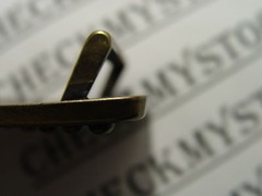 1976 LEATHER -METAL SOLID BRASS BUCKLE COLLECTOR ITEM
