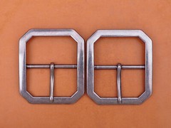 Mens Rectangle Heavy Duty Strong Retro Center Bar Pin Belt Buckle Fit 40mm Strap