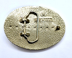 Vintage End Of The Trail – Native American Belt Buckle Fits 1 1/2&Prime; Belts USA