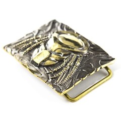 Belt buckle Predator, Extraterrestrial monster trophy Hunter, The Yautja monster