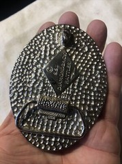 Vintage SSI Diamondback Rattler Eagle USA Belt Buckle Eagle Feathers Beads