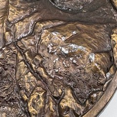 Vintage Arizona Grand Canyon Belt Buckle 3D Relief Western Brass Tone Oval
