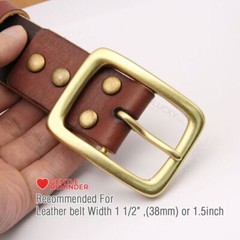 1.5 in Solid brass buckle Belt Buckle / Bag Buckle/ Brass Buckle 40mm 1 1/2 inch