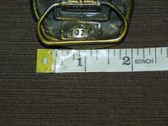 VINTAGE 3 1/4&Prime; ACROSS 1982 UNITED STATES MARINE CORPS FIRST TO FIGHT BELT BUCKLE