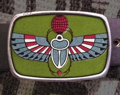 Egyptian Scarab Beetle Vintage inspired Art Gift Gun Weapon Belt Buckle