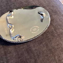 Montana Silversmiths Belt Buckle Motorcycle Mountain Rope Trim Gold Plated READ