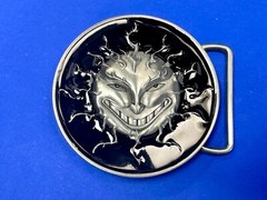 Falling Evil Sun Face – Solar Flare Black Color Belt Buckle By Buckle Rage