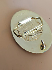 Aminco Heritage Collection Fireman&rsquo;s Belt Buckle Silver & 24K Gold Plated