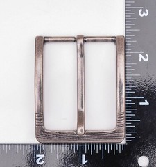 1-1/2&Prime; (40 mm) Nickel Free Single Prong Rectangular mens Belt Buckle Replacement