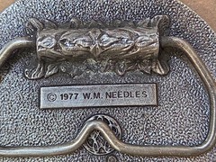 1977 Vintage COLUMBUS OHIO CHIPPERS Woodcarving Woodworkers Club Belt Buckle
