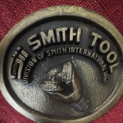 Vintage Smith Tool Division of Smith Inter. Belt Buckle Oilfield Drill Bit