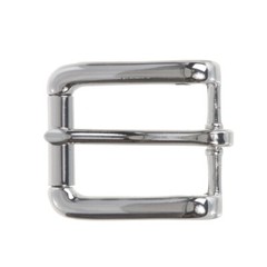 1&Prime; (25 mm) Nickel Free Single Prong Rectangular Roller Belt Buckle