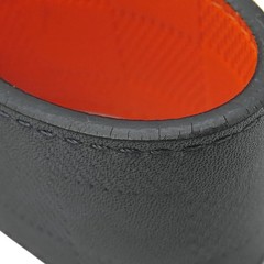 LOUIS VUITTON Belt Suntulle Boston 95 Leather Damier Infini Navy Orange