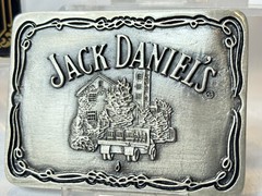 2006 Jack Daniels Belt Buckle Scenes From Lynchburg Tennessee Whiskey In Box