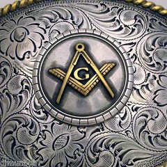 Masonic Western Style Buckle