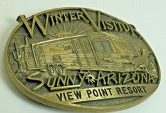 View Point Resort Brass Buckle, Winter Visitor Sunny Arizona by Award Design USA
