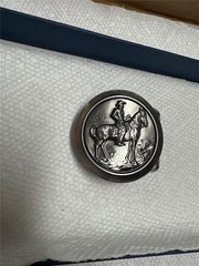 Vintage Great American Buckle Co Limited Edition Belt Buckle Cowboy on Horse