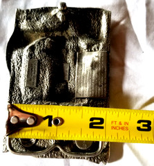 U.S. Mail 1983 Star Locomotive Steam Train Pewter Belt Buckle VTG Bergamot