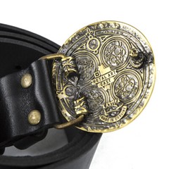 Brass belt buckle Yaroslav trident, Ukrainian symbol, Grand Prince of Kyiv