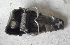 Vintage Brass Bergamot 1002 Locomotive Belt Buckle 4&Prime; Wide