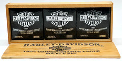 Harley-Davidson 1994 Pewter Commemorative Eagle Buckle Set by Baron
