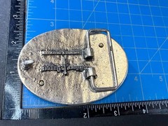 Crossed Sword&rsquo;s Weapon Gothic Punk Vibe Silver Color Silver Dagger Belt Buckle