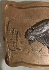 Belt Buckle Mens Flying Duck