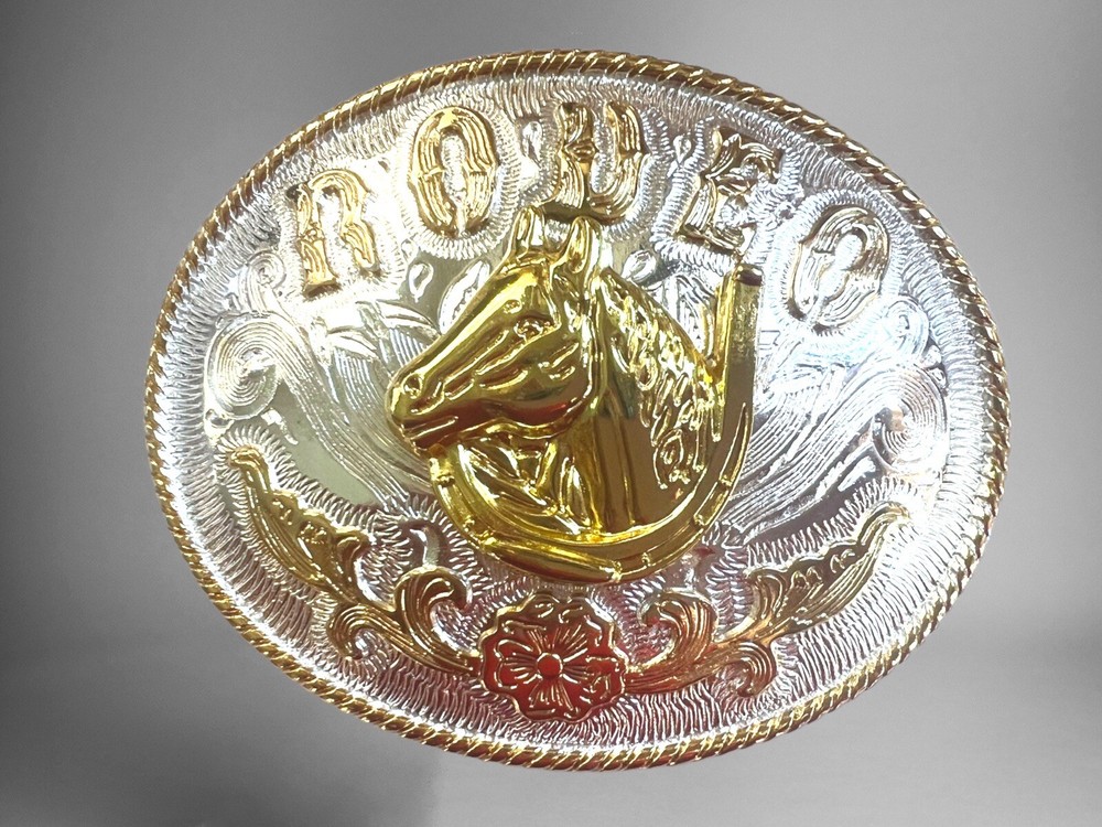Horse Rodeo Western Cowboy Style Belt Buckle Hebilla Vaquera Cabeza De Caballo