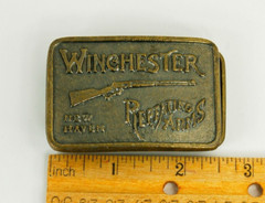 Winchester Repeating Arms brass belt buckle western 2.5inch