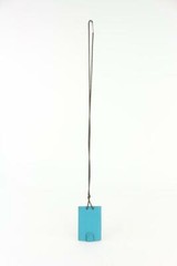 Hermès Blue Chevre Mini Note Cards with 925 Silver Pencil 1012h27