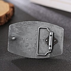 Btilasif Cocky Belt Buckle for Men Western Cowboy Funny Medium, 12# Red
