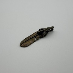 Brass Feather Pendants For Decoration #SALES lot