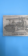 1975 CATERPILLAR Heavy Machinery Belt Buckle Pewter UA07158