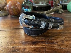 Alexander Kalifano James Reid Style Sterling Silver Belt Buckle 34-37-1.25-75🦬✅