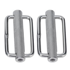 2Pcs Slide Buckle 316 Stainless Steel Rectangle Adjustable Knurled Roller Be CHU