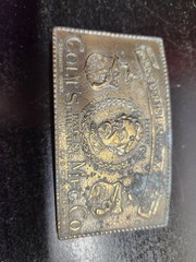 Colt&rsquo;s Mfg. Co. Belt Buckle Antique Gold Tone Police Depts Banks Express Co