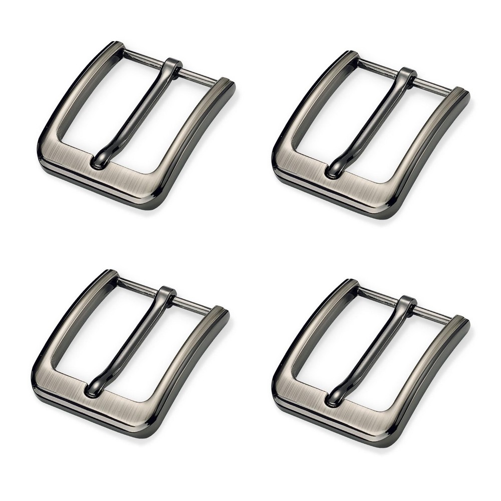 4 pieces belt buckle men, belt buckle 40 mm stainless steel, belt buckles…
