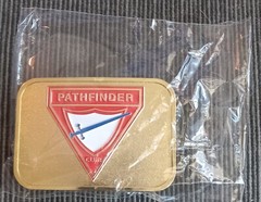 Brand New PATHFINDER CLUB BELT BUCKLE sword design metal