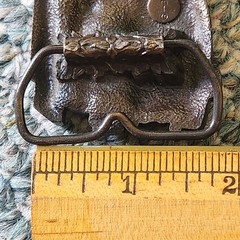 1978 Bergamot Brassworks Fire Truck Belt Buckle G-38 Made in USA
