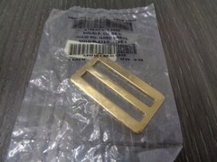 US Military Belt Buckle Gold Plated Slotted Red Brass Class 1 Type I 2.25&Prime; USMC