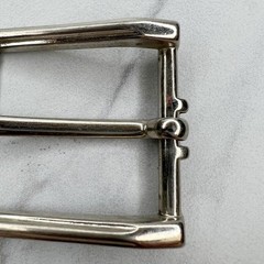 Silver Tone Simple Basic Belt Buckle