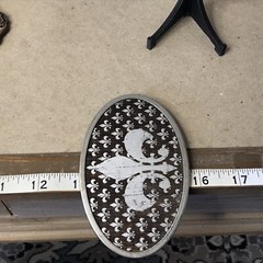 FLEUR DE LIS BELT BUCKLE BUCKLE DOWN BUCKLE ~B69~