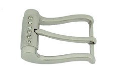 Pin Belt Buckles for Men&rsquo;s Fits 1.25″ inch 32 mm Jeans Belt Silver Style Blinged
