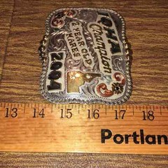 Frontier 2004 IQHA Idaho Quarter Horse Champion Belt Buckle