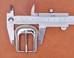 Bling Silver Western Cowboy Headstall Belt Buckle 3-Piece Set For 25mm Strap