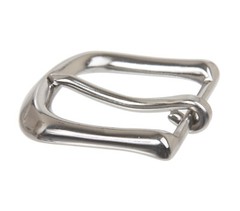 1 1/2&Prime; (38 mm) Nickel Free Single Prong Solid Brass Horseshoe Belt Buckle