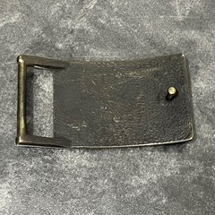Levi Strauss Vintage Belt Buckle Brass Two Horse Logo Plaque Western Cowboy