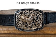 Mexican Rooster Chicken Charro Cowboy Belt Buckle Hebilla Vaquera Made In Mexico