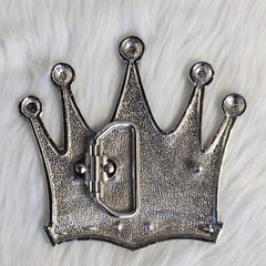Royal Crown Bling Silver Metal BELT BUCKLE NEW Gift Fashion Costume